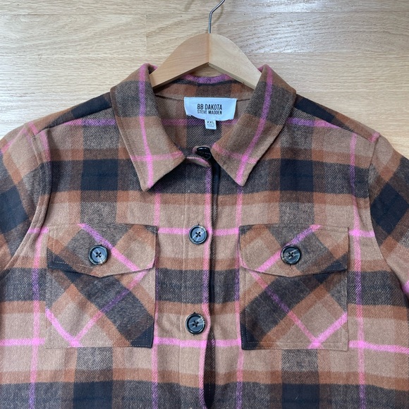 BB Dakota by Steve Madden Boxy Shacket Size XXL New Without Tags - Picture 4 of 10